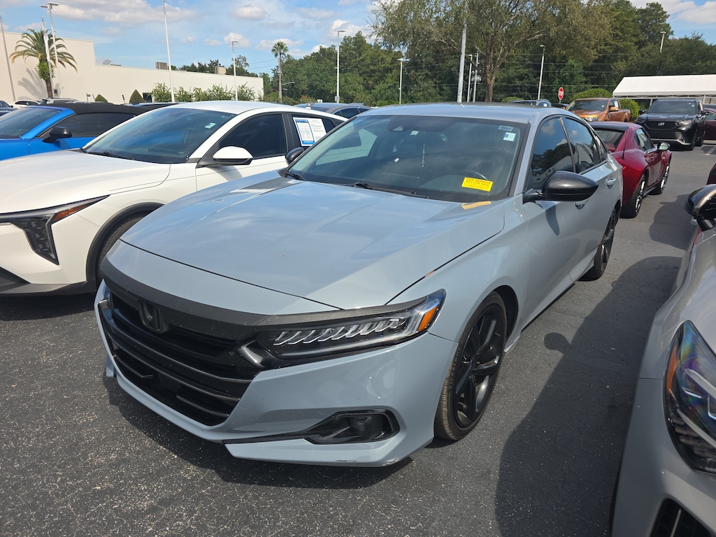Used 2021 Honda Accord Sedan Sport SE Sport SE 1.5T CVT