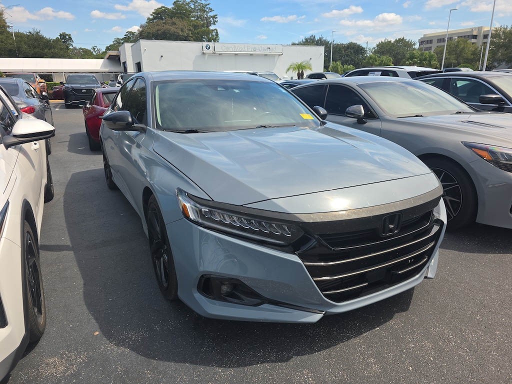 Used 2021 Honda Accord Sedan Sport SE Sport SE 1.5T CVT