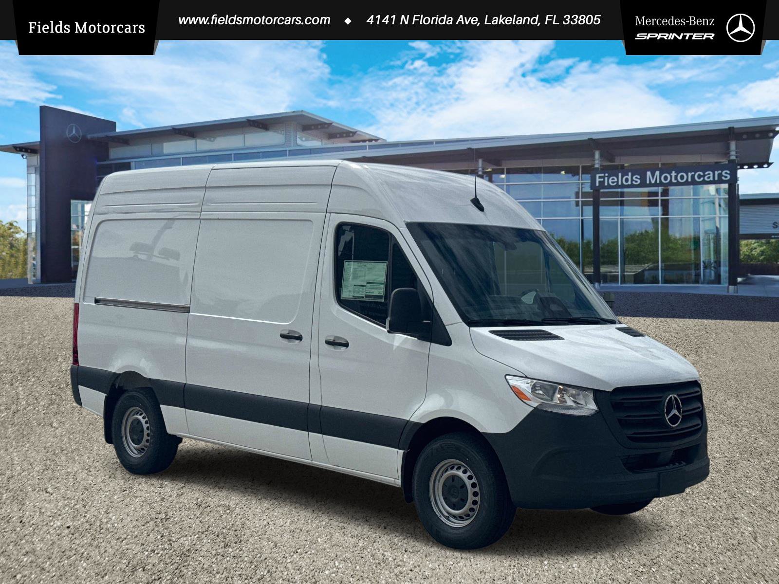 New 2026 Mercedes-Benz Sprinter Cargo Van Standard Roof 4-Cyl Diesel 2500 Standard Roof I4 Diesel 144 RWD