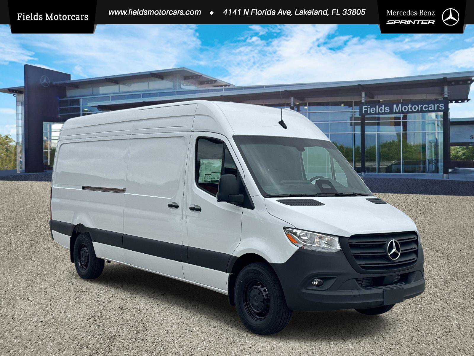 New 2026 Mercedes-Benz Sprinter Cargo Van High Roof 4-Cyl Diesel 2500 High Roof I4 Diesel 170 Extended RWD