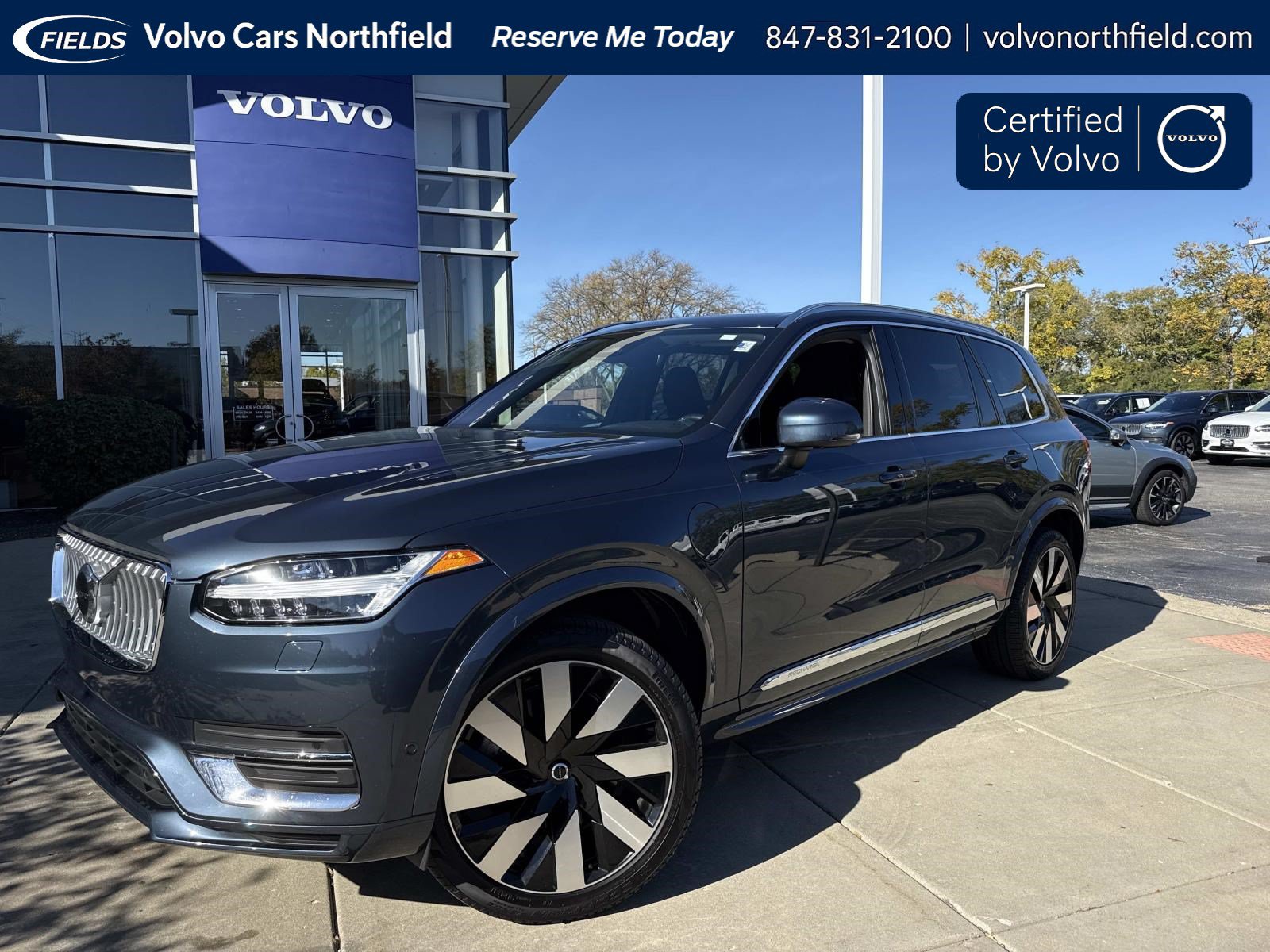 Certified 2024 Volvo XC90 Recharge Plug-In Hybrid T8 Plus Bright Theme 7 Passenger SUV