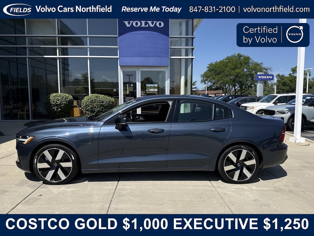 Certified 2024 Volvo S60 Recharge Plug-In Hybrid T8 Plus Dark Theme Sedan
