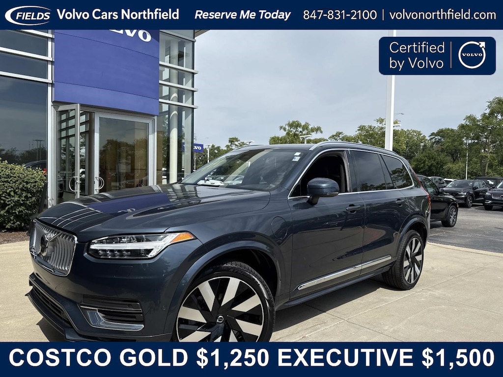 Certified 2024 Volvo XC90 Recharge Plug-In Hybrid T8 Plus Bright Theme 7 Passenger SUV