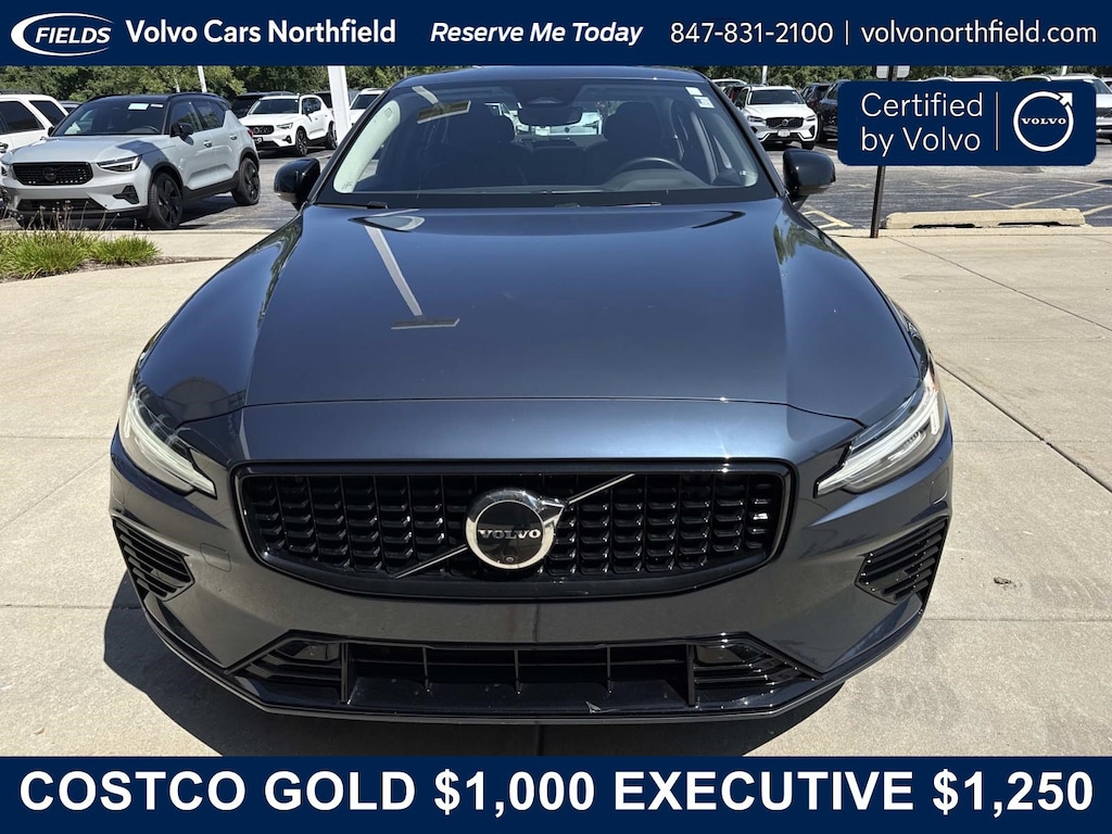Certified 2024 Volvo S60 Recharge Plug-In Hybrid T8 Plus Dark Theme Sedan