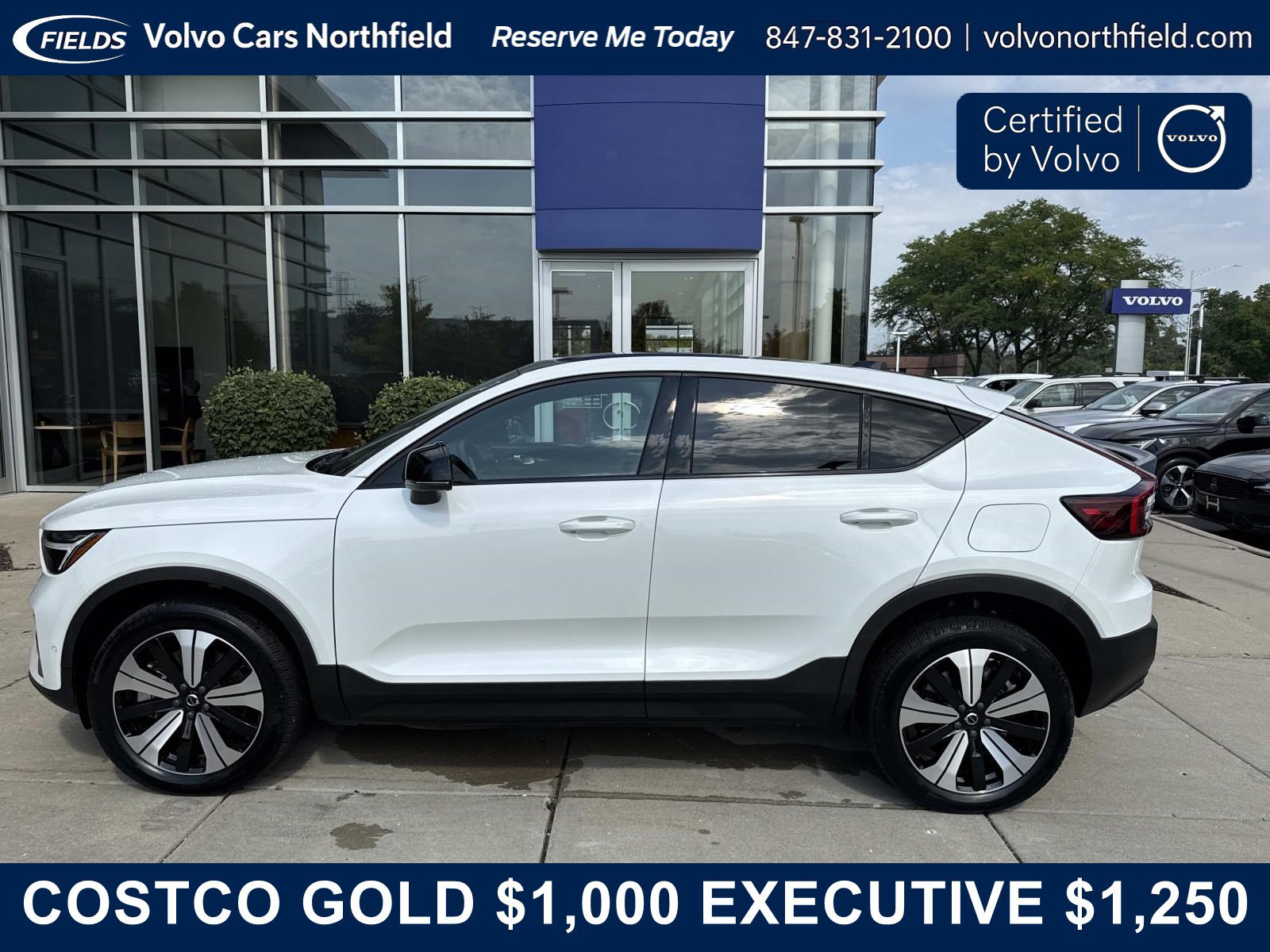 Certified 2023 Volvo C40 Plus with VIN YV4ED3GL6P2037366 for sale in Northfield, IL