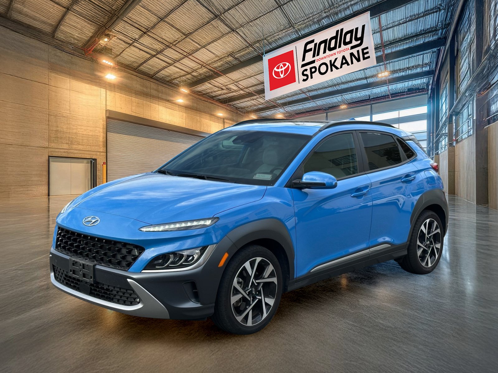 bargain pre-auction vehicles 2022 Hyundai Kona Limited SUV KM8K5CA3XNU869477 for sale near you in Spokane, WA