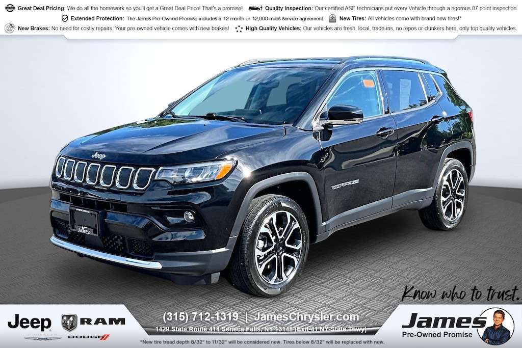Used 2022 Jeep Compass Limited SUV
