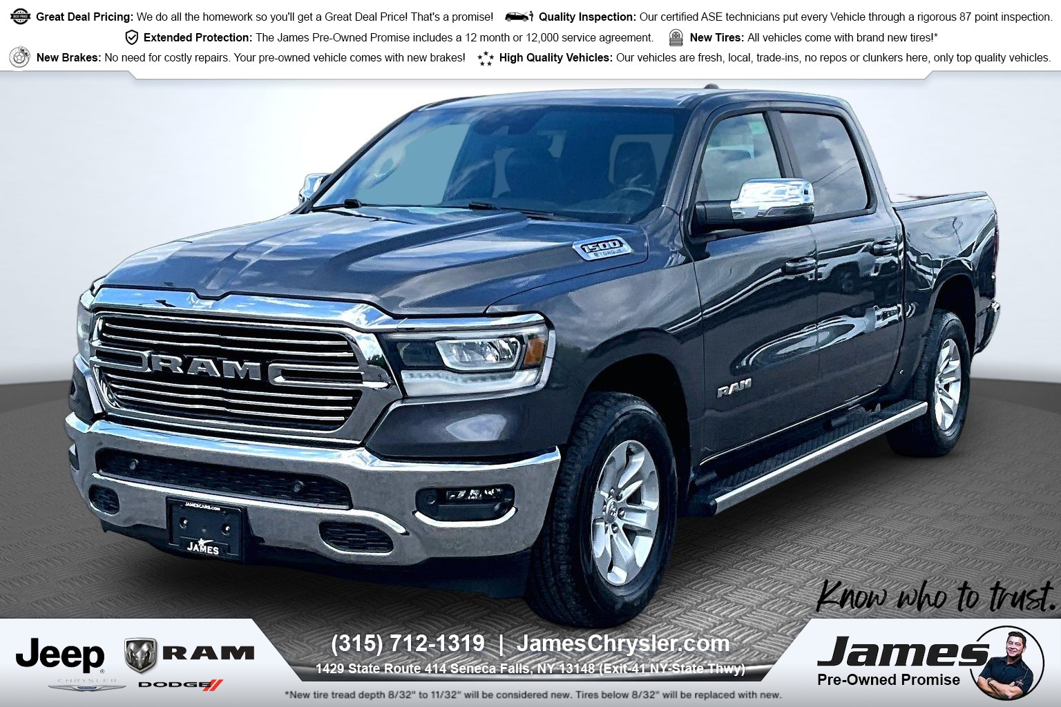 Used 2023 Ram 1500 Laramie Truck Crew Cab