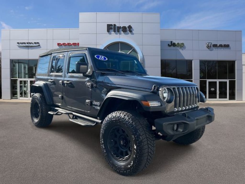 Used 2018 Jeep Wrangler Unlimited Sport S SUV