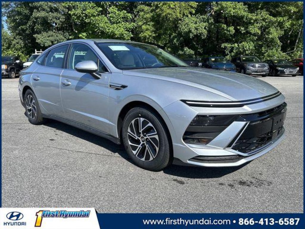 New 2026 Hyundai Sonata Hybrid Blue Sedan