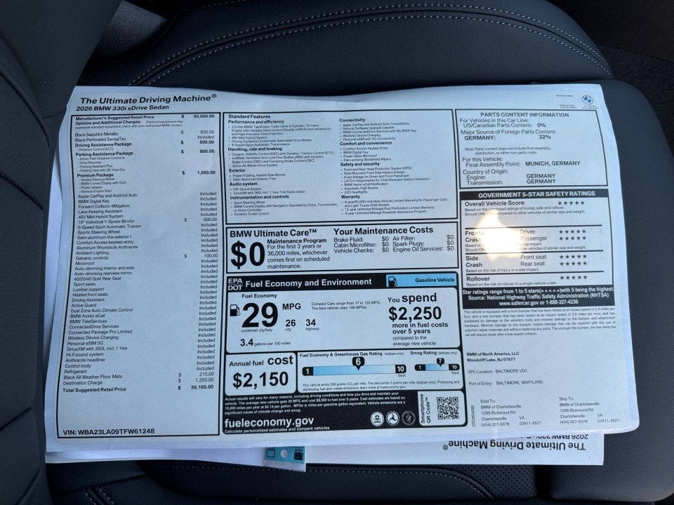 2026 BMW 3 Series 330i - Photo 32
