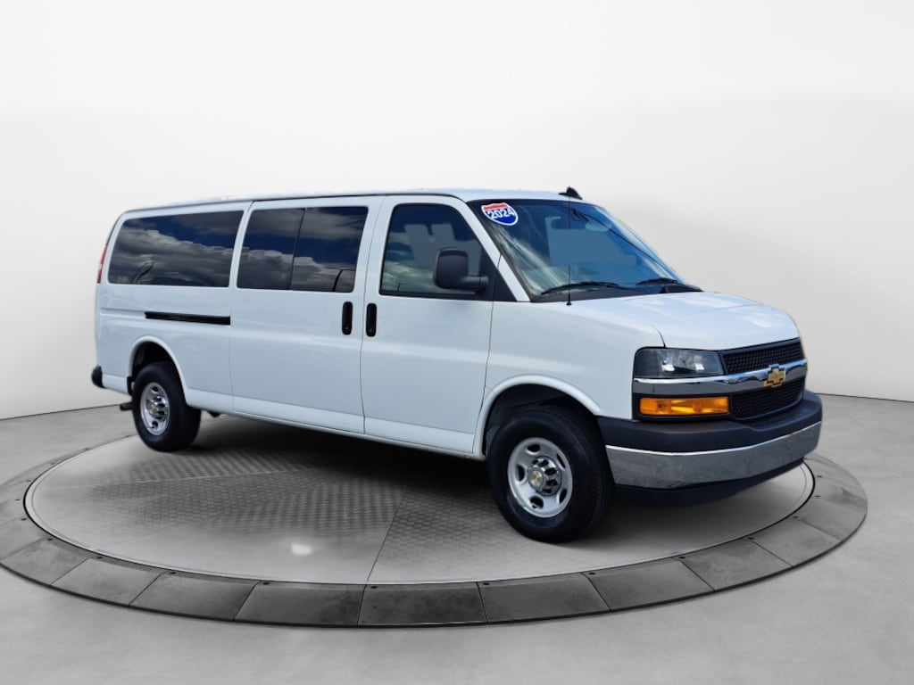 Used 2024 Chevrolet Express Passenger RWD 3500 Extended Wheelbase LT Sedan