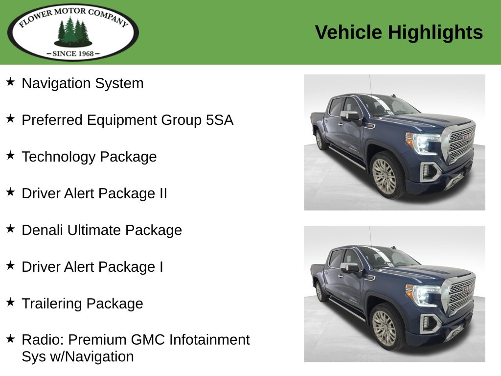 Used 2019 GMC Sierra 1500 Denali Truck Crew Cab