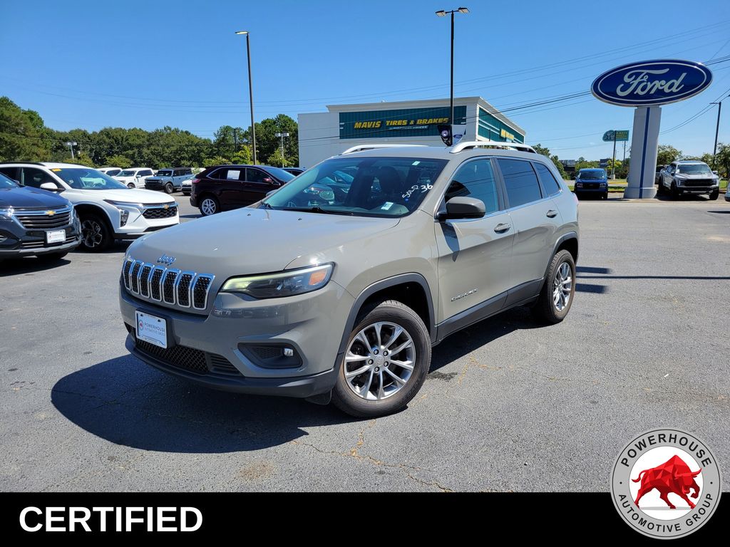 Certified 2020 Jeep Cherokee Latitude Plus with VIN 1C4PJMLB3LD523543 for sale in Americus, GA