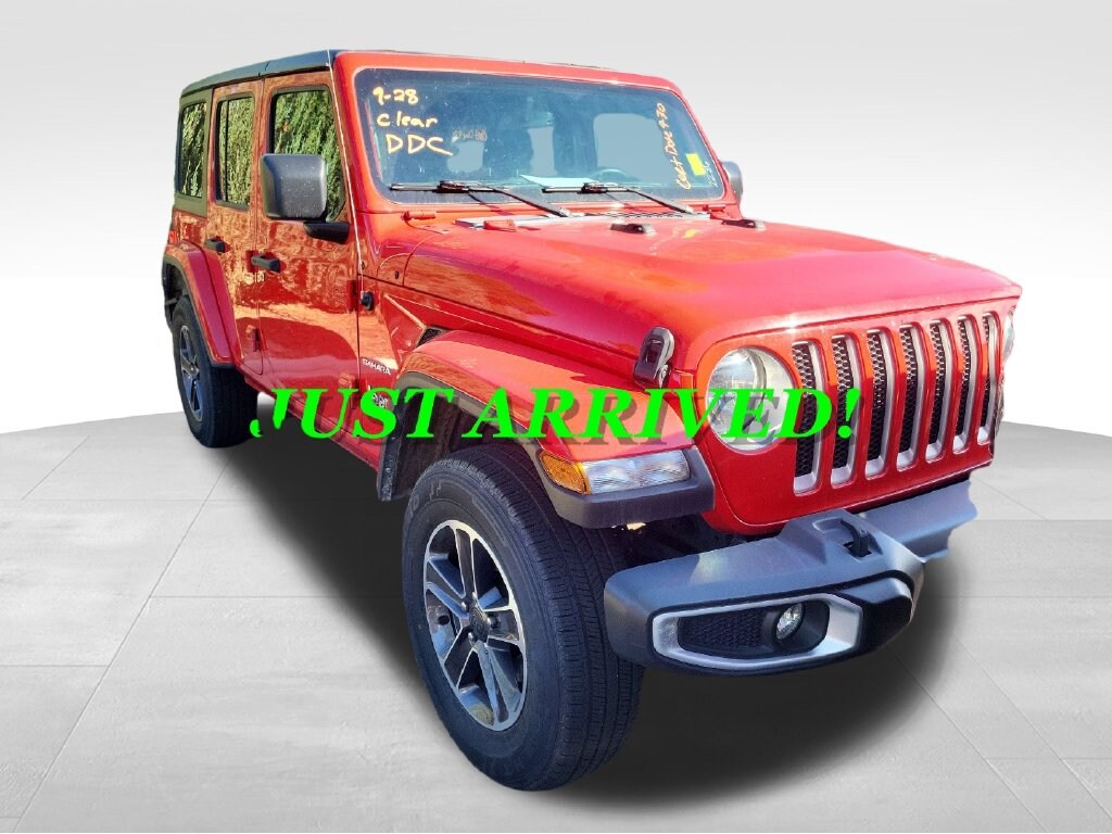 Used 2023 Jeep Wrangler 4-DOOR SAHARA 4X4 SUV