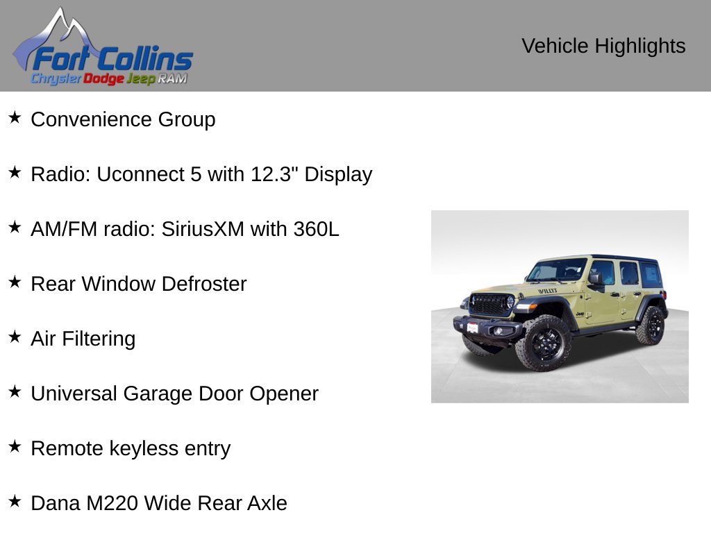 Used 2026 Jeep Wrangler Willys SUV