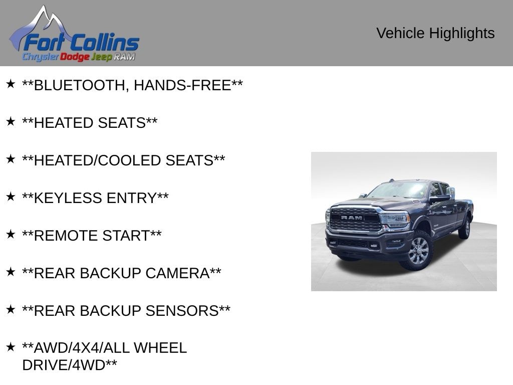 Used 2019 Ram 3500 Limited Truck Crew Cab