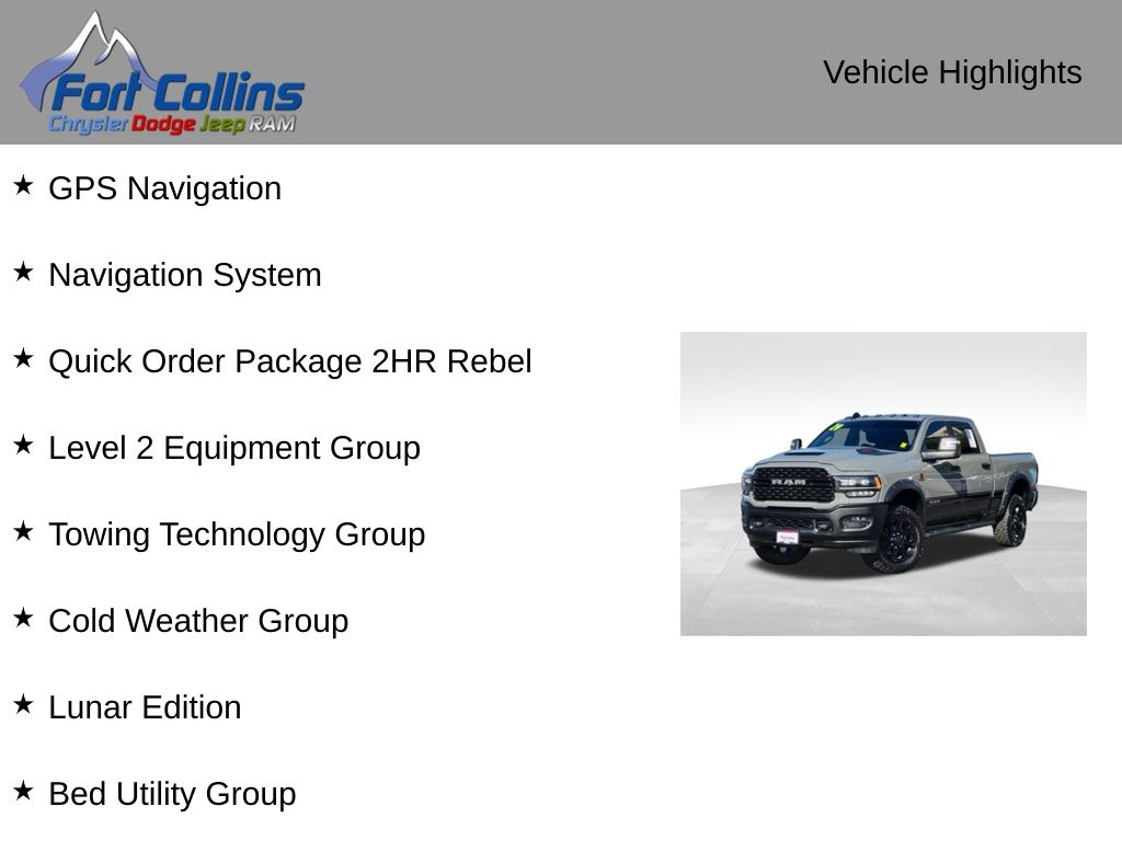 Used 2024 Ram 2500 Rebel Truck Crew Cab