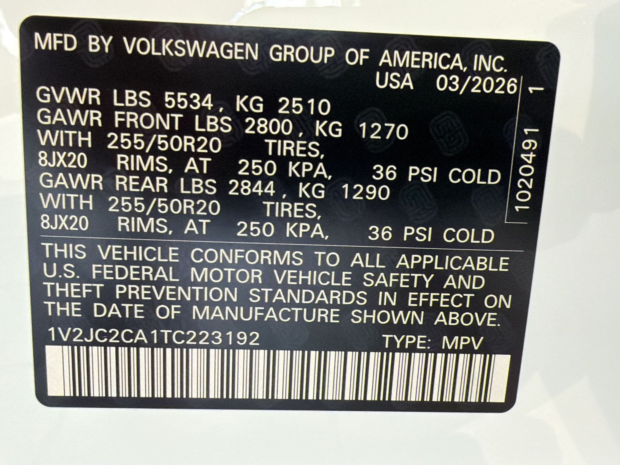 2026 Volkswagen Atlas Cross Sport SE w/Tech - Photo 20