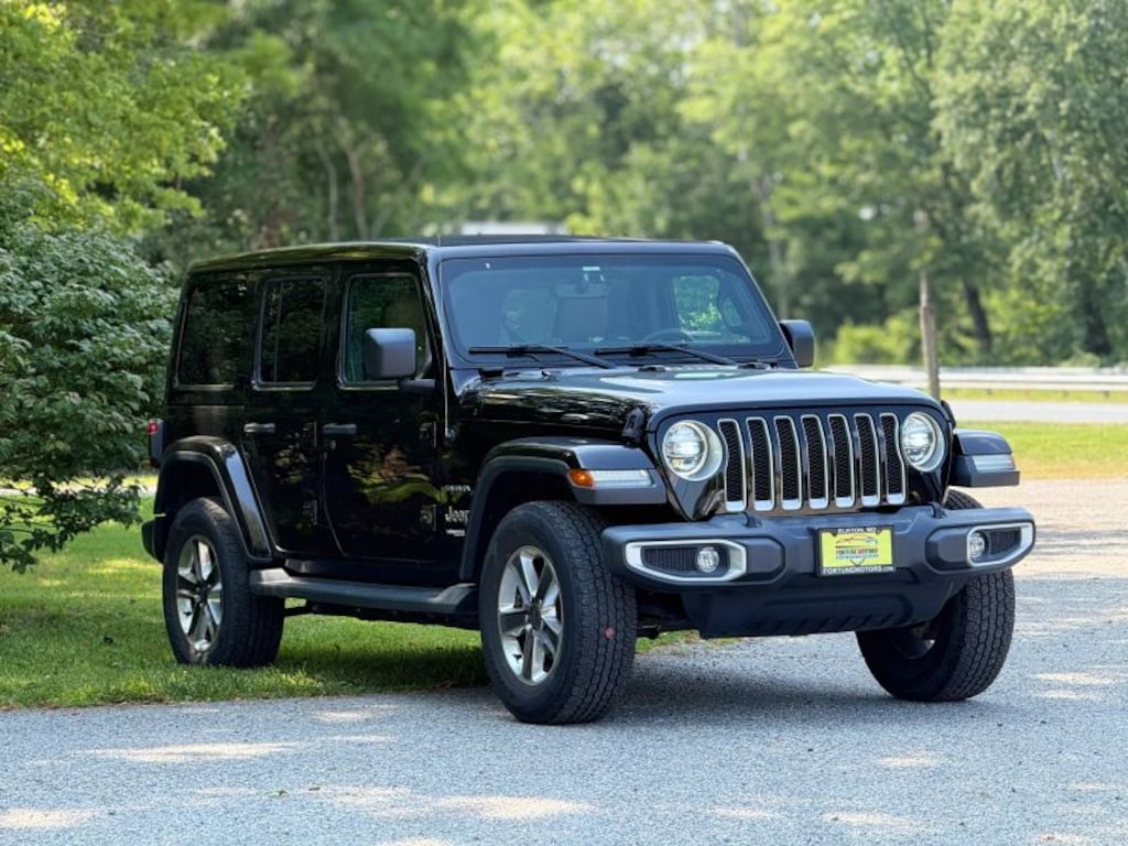 Used 2021 Jeep Wrangler Unlimited Sahara Sport Utility 4D SUV