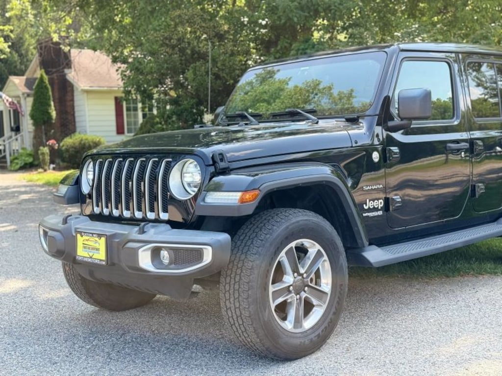 Used 2021 Jeep Wrangler Unlimited Sahara Sport Utility 4D SUV