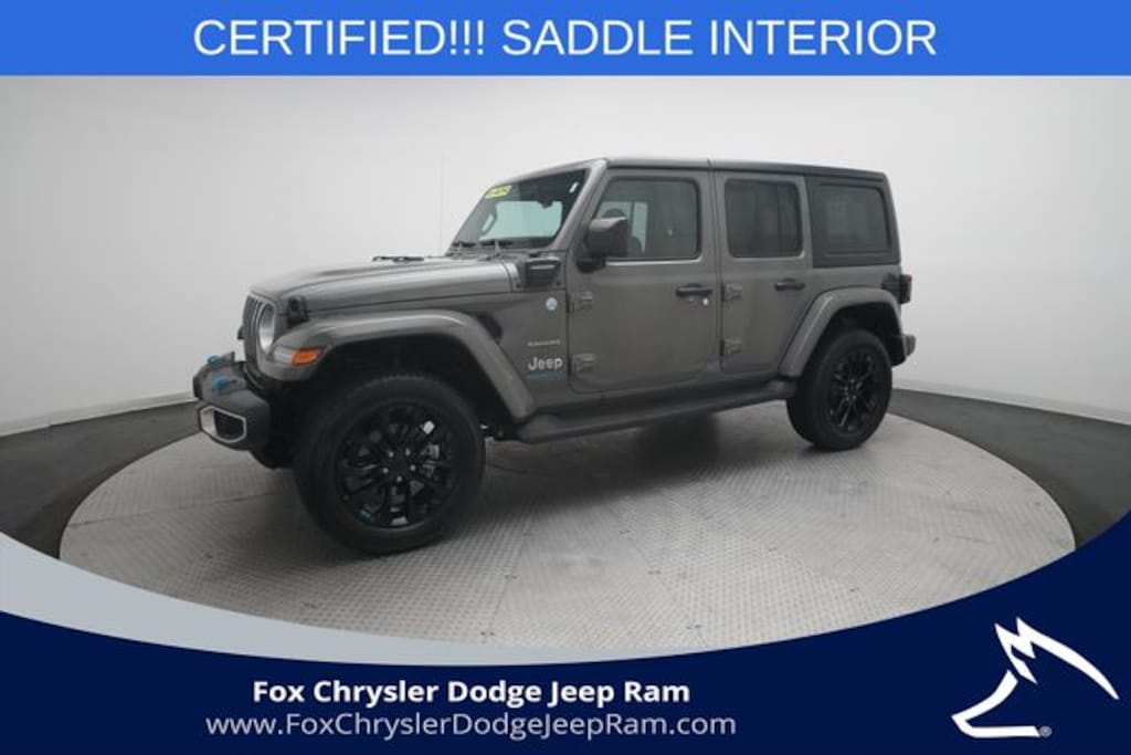 Certified 2023 Jeep Wrangler 4xe Sahara SUV