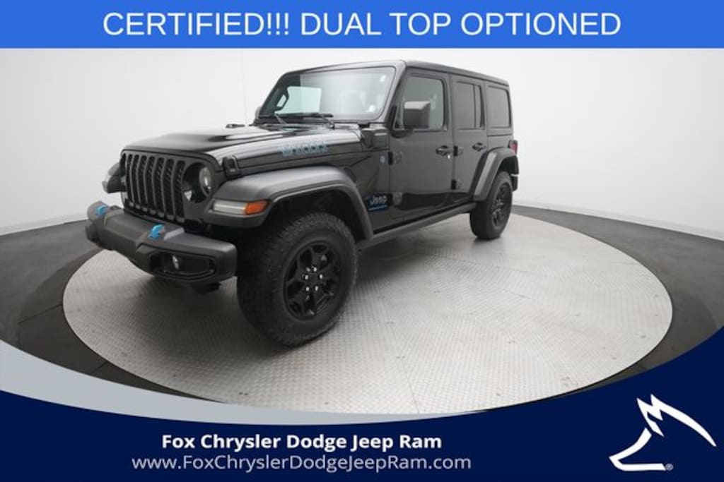 Certified 2023 Jeep Wrangler Willys 4xe SUV