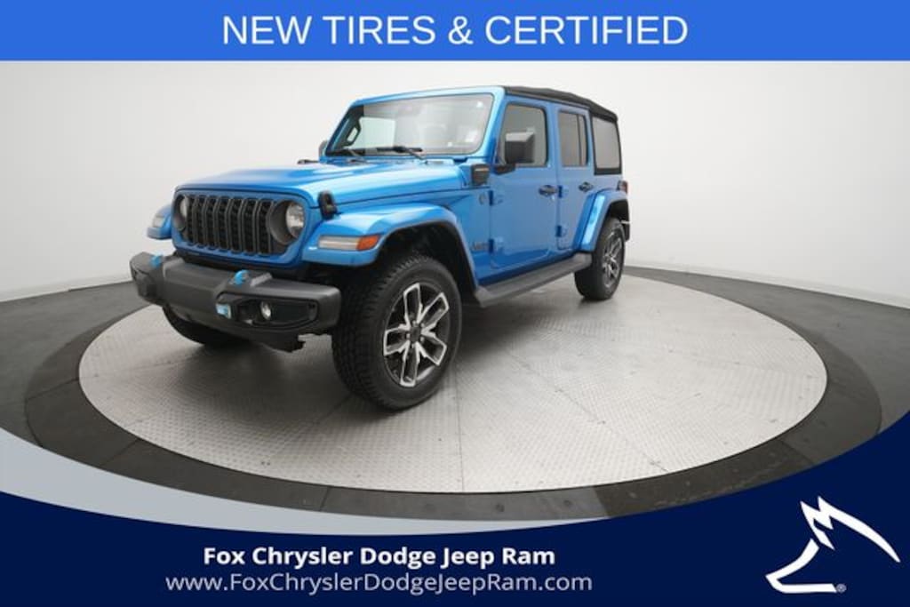 Certified 2024 Jeep Wrangler Sport S 4xe SUV