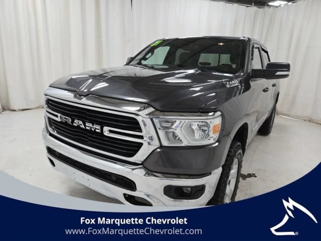 Used 2021 Ram 1500 Big Horn Crew Cab 4x4 57 Box Truck