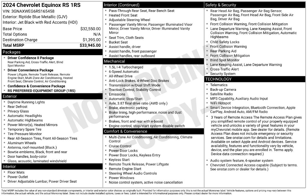 2024 Chevrolet Equinox RS - Photo 27