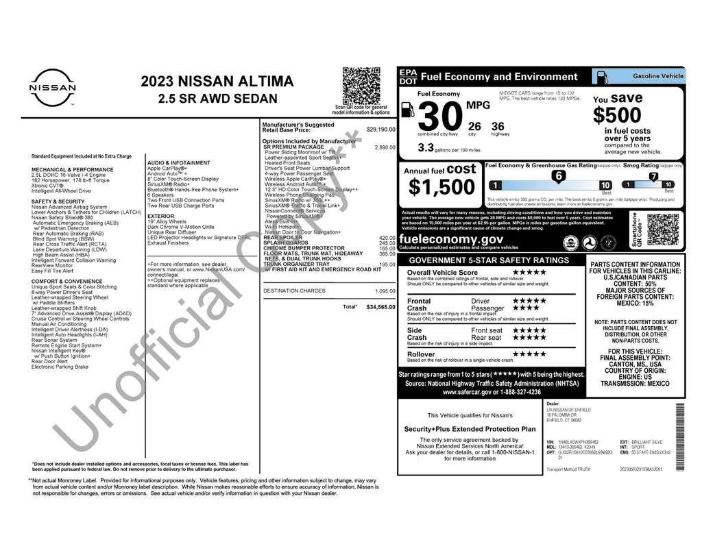 2023 Nissan Altima SR - Photo 26