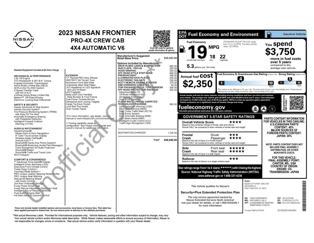 2023 Nissan Frontier PRO-4X - Photo 23