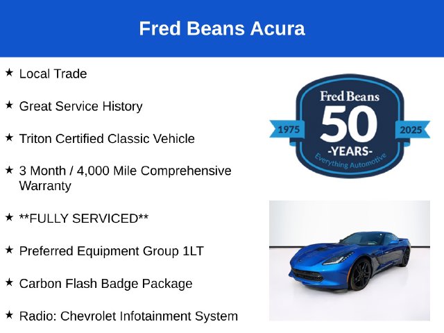 Used 2019 Chevrolet Corvette Stingray Coupe