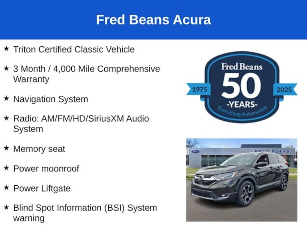 Used 2018 Honda CR-V Touring AWD SUV