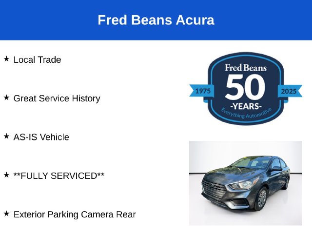 Used 2018 Hyundai Accent SE Sedan