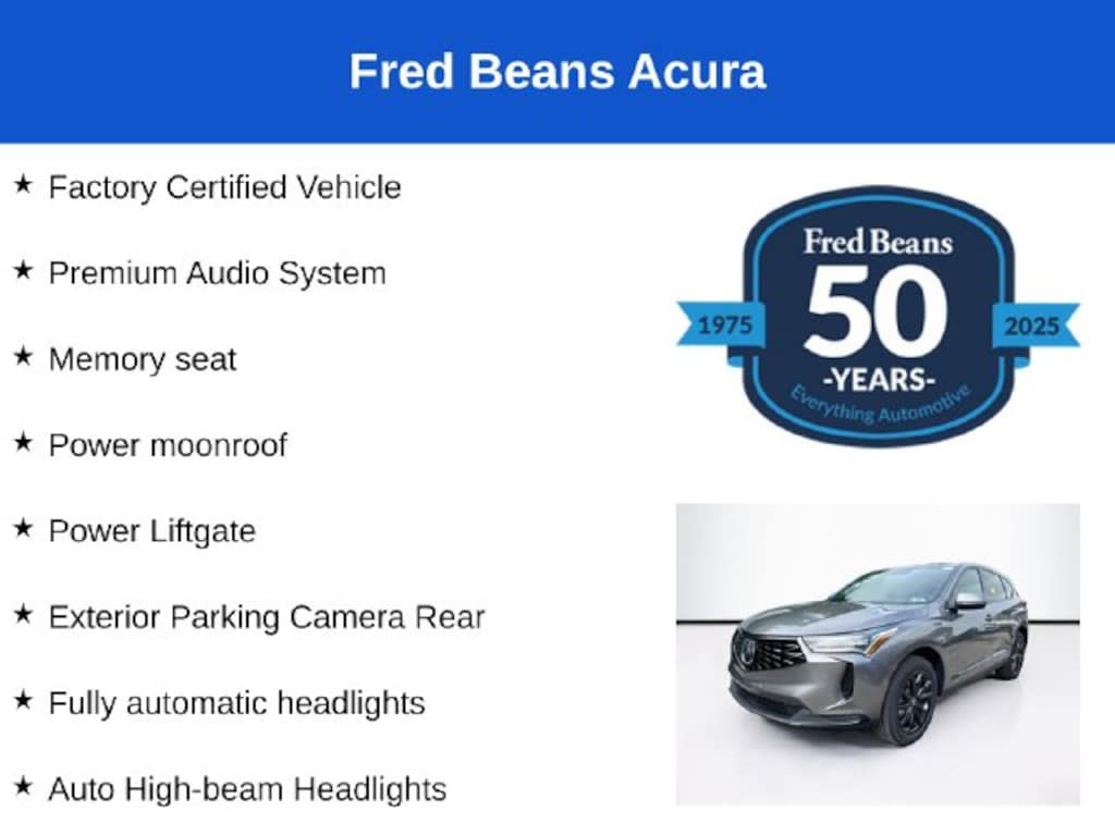 Used 2025 Acura RDX SH-AWD SUV