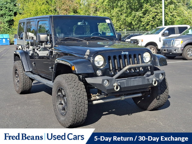 Used 2014 Jeep Wrangler Unlimited Sahara with VIN 1C4BJWEG1EL105568 for sale in Boyertown, PA