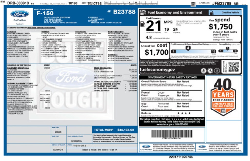 Certified 2018 Ford F-150 XLT Truck SuperCab Styleside