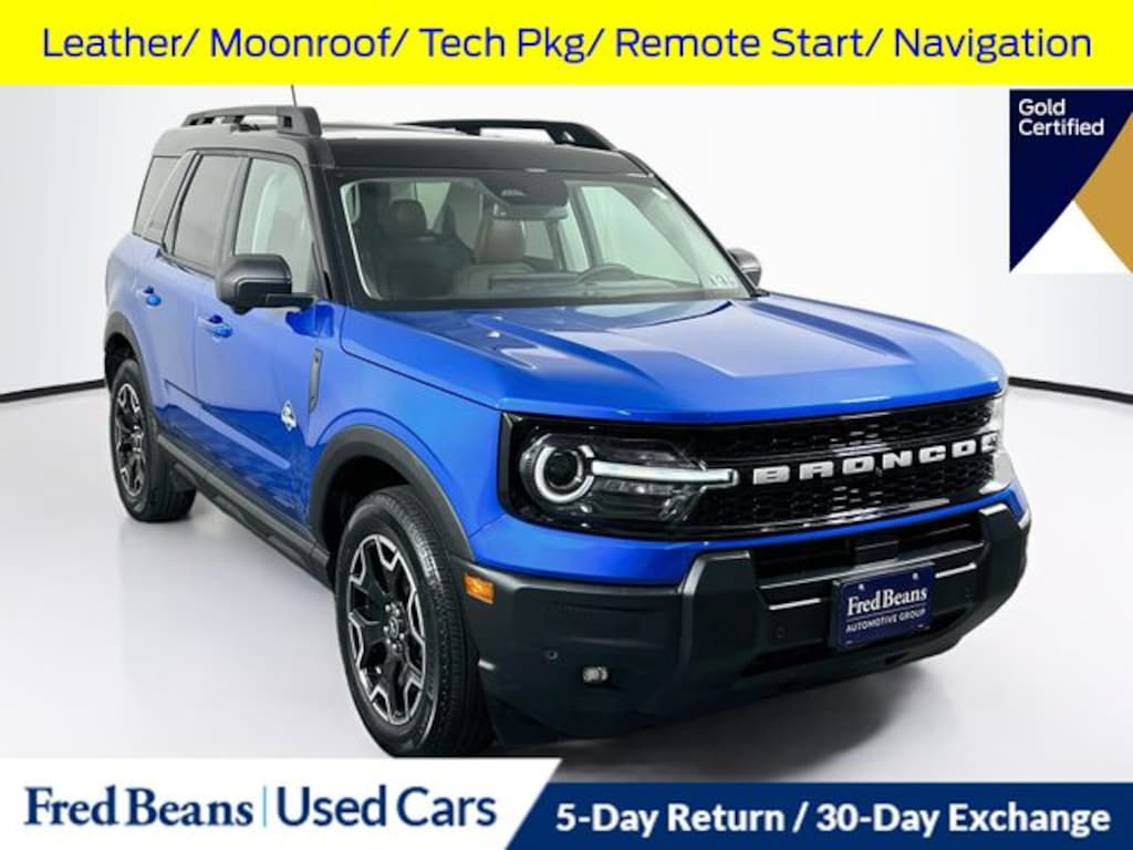 Certified 2025 Ford Bronco Sport Outer Banks SUV