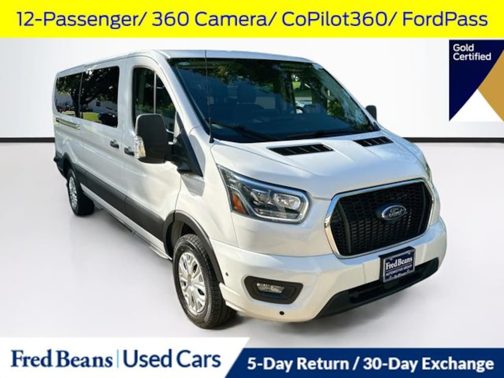 Certified 2024 Ford Transit-350 XLT Wagon Low Roof Van