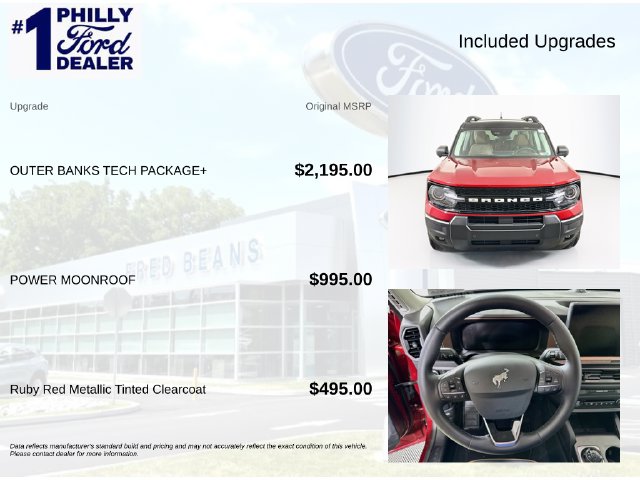 New 2026 Ford Bronco Sport Outer Banks SUV