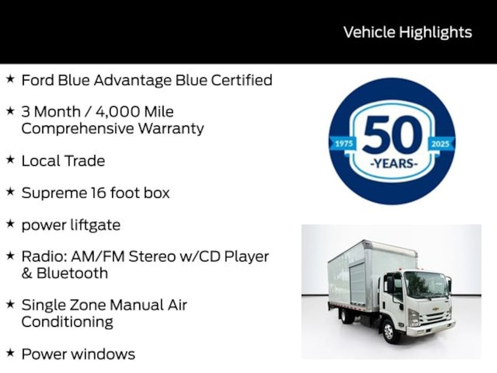 Used 2020 Chevrolet 4500HD LCF Diesel 16 Foot Supreme box Truck Regular Cab