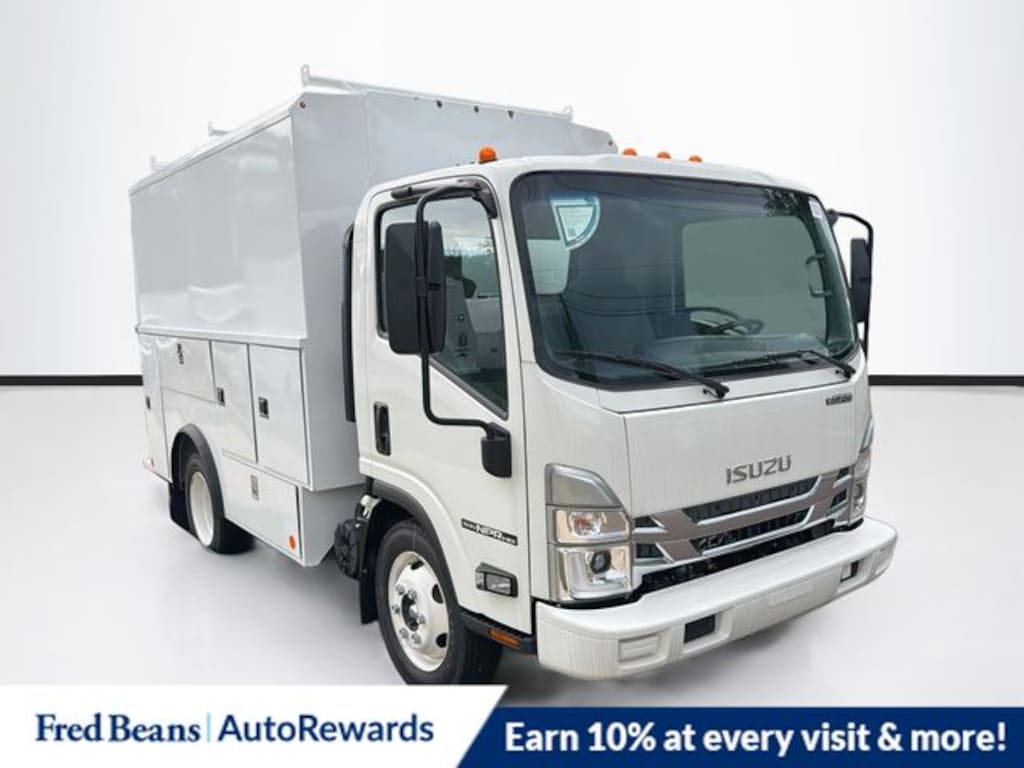 New 2025 Isuzu NPR 11ft Reading Enclosed Service Body