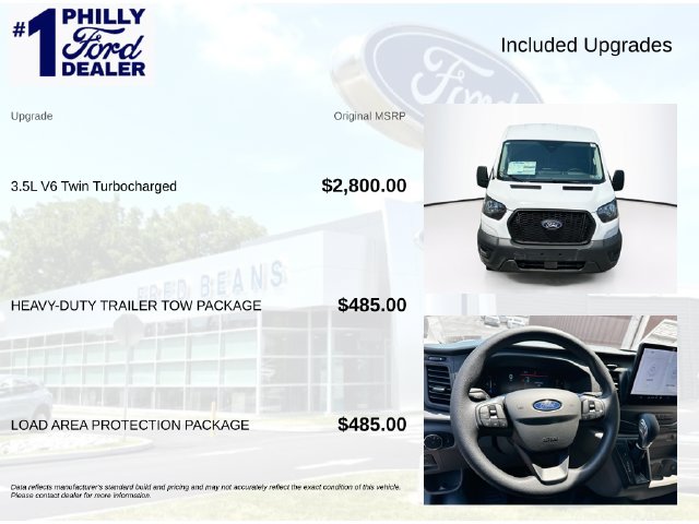 New 2026 Ford Transit-150 Cargo Base Van Medium Roof Van