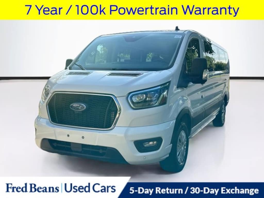 Certified 2023 Ford Transit-350 XLT Wagon Low Roof Van