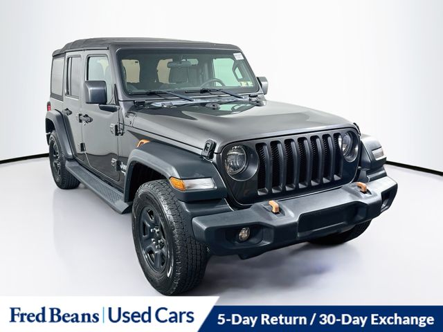 Used 2018 Jeep Wrangler Unlimited Sport 4x4 SUV
