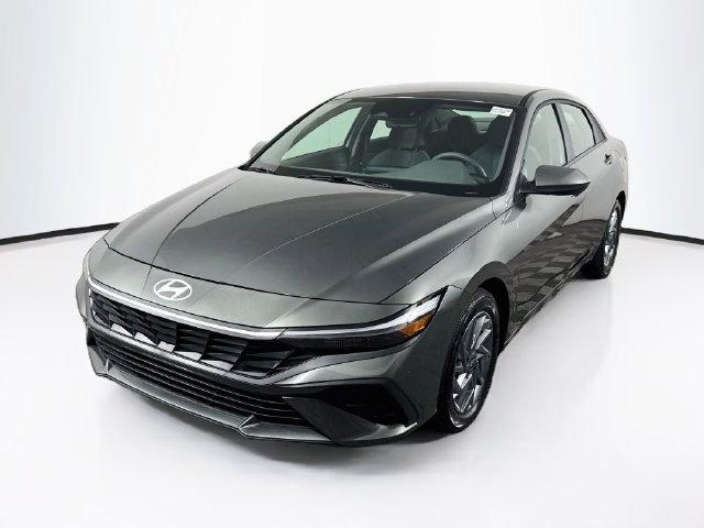 Certified 2026 Hyundai Elantra Hybrid Blue Sedan