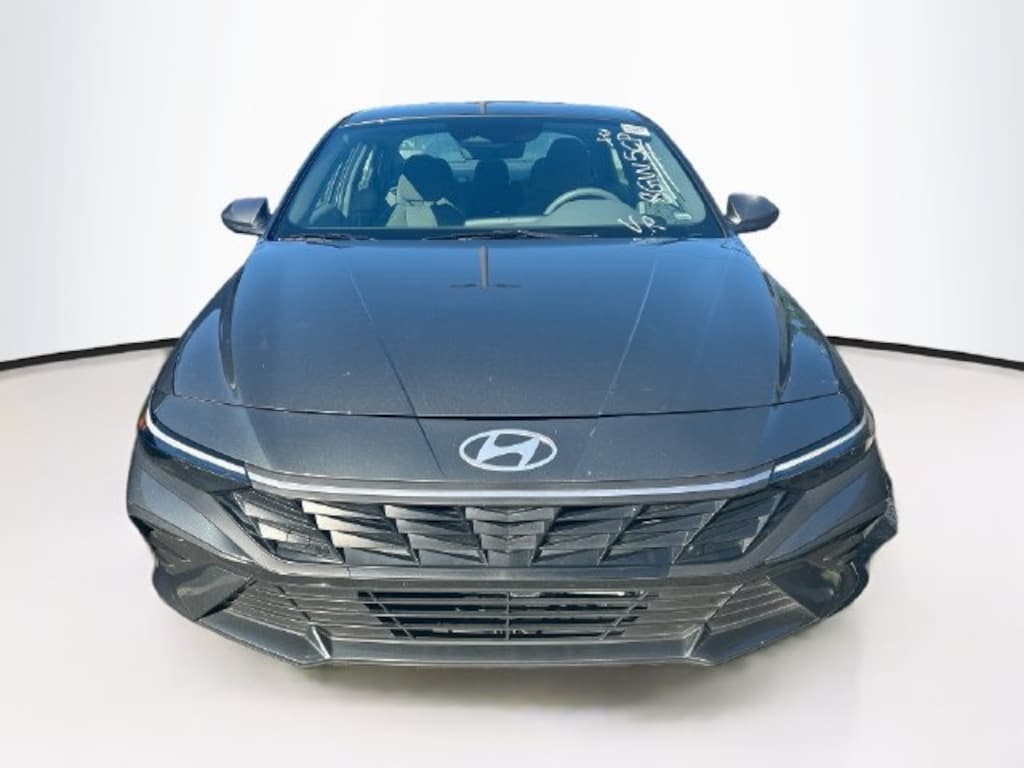 Certified 2026 Hyundai Elantra Hybrid Blue Sedan