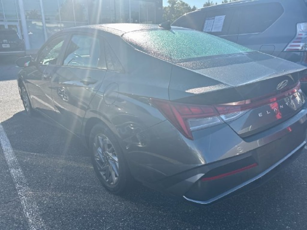 Certified 2026 Hyundai Elantra Hybrid Blue Sedan