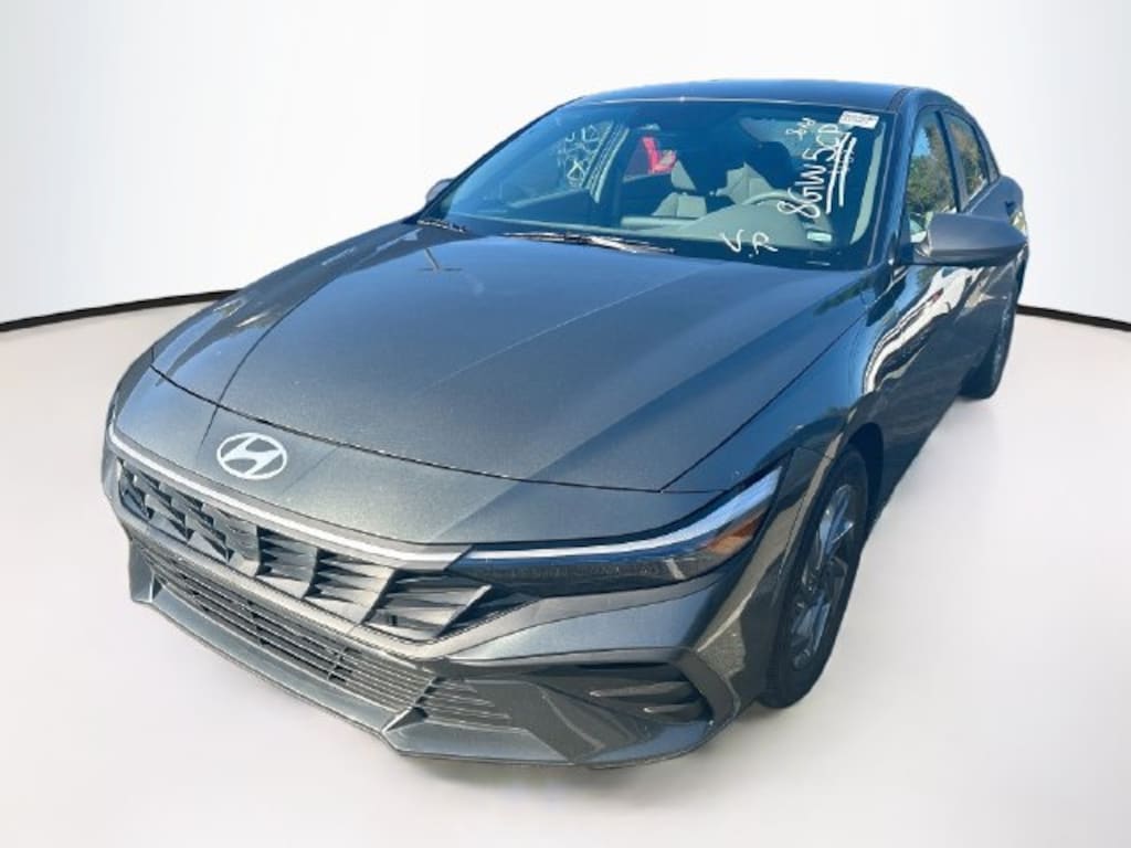 Certified 2026 Hyundai Elantra Hybrid Blue Sedan